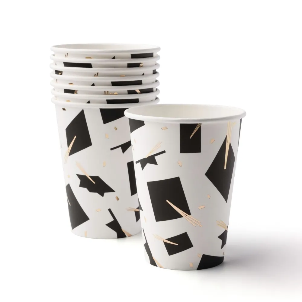 Clearance Bonjour Fete Graduation Cap Cups