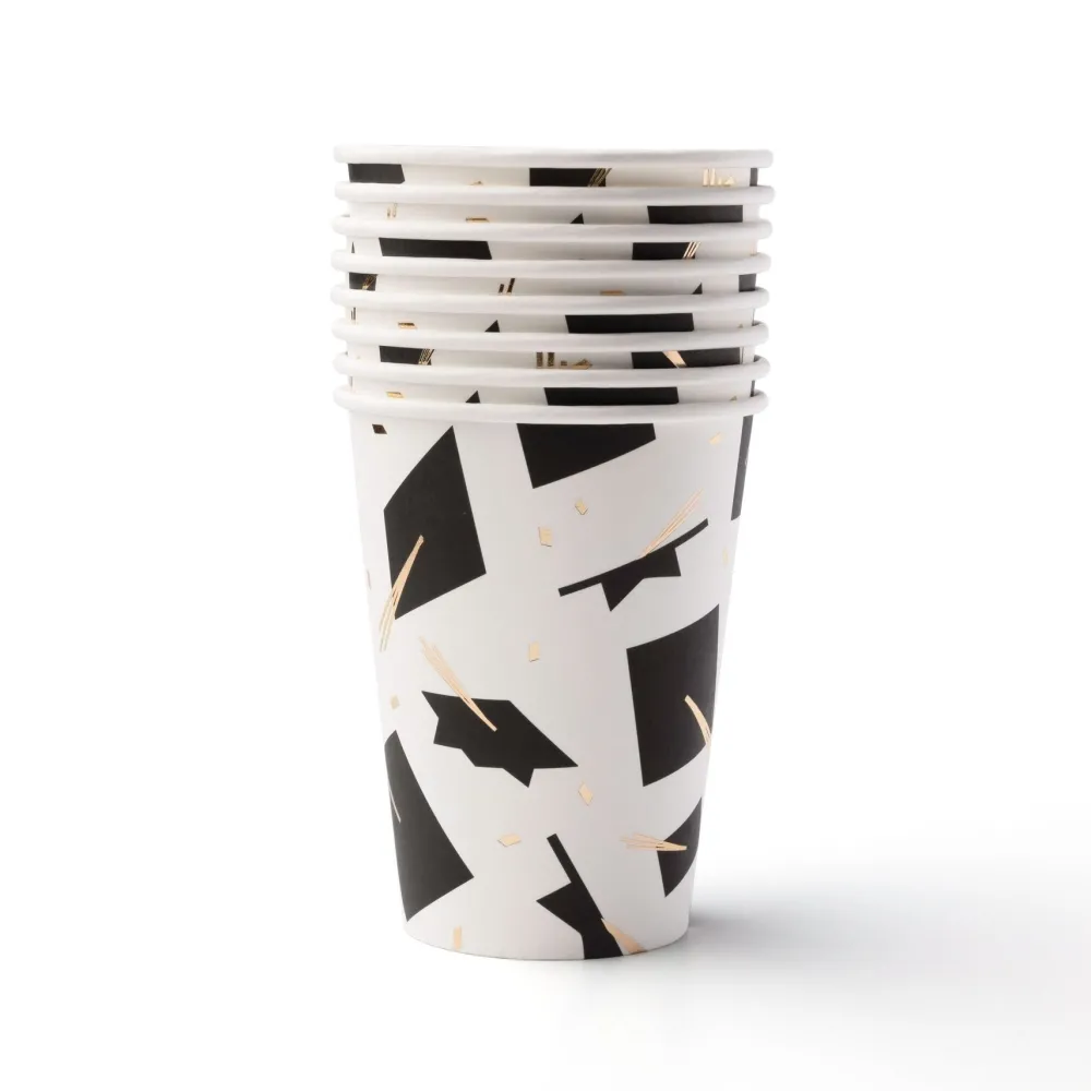 Clearance Bonjour Fete Graduation Cap Cups