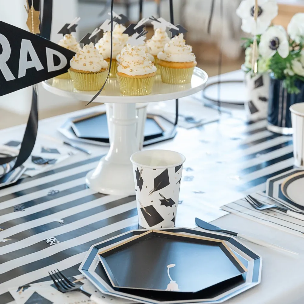 Clearance Bonjour Fete Graduation Cap Cups