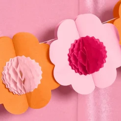 Outlet xo, Fetti Groovy Flower Honeycomb Banner