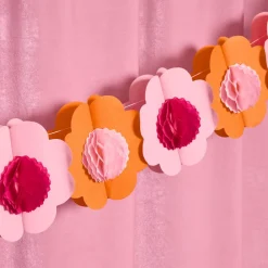 Outlet xo, Fetti Groovy Flower Honeycomb Banner