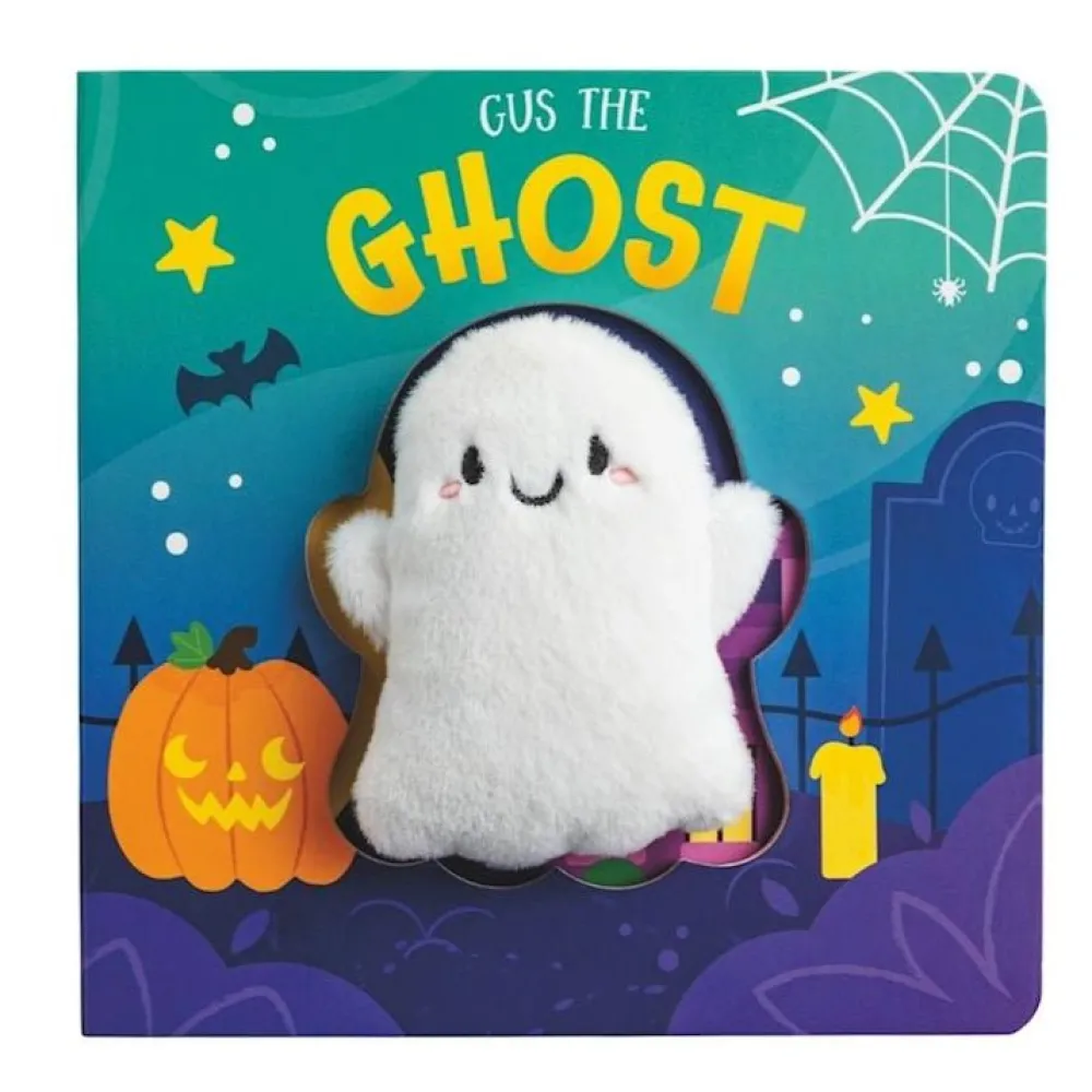 New Mud Pie Gus the Ghost Plush Halloween Book