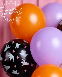New xo, Fetti Halloween Balloons with Bats and Ghosts
