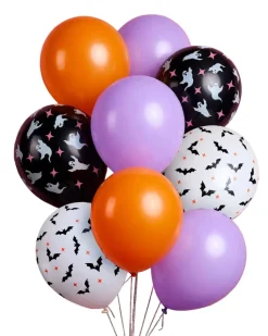 New xo, Fetti Halloween Balloons with Bats and Ghosts