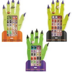 Online Mud Pie Halloween Nail & Ring Set