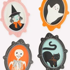 Meri Meri Halloween Portrait Reusable Plates