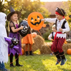 Hot Crown Display Halloween Punch Balloon