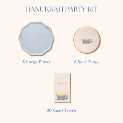 New Bonjour Fete Hanukkah Party Kit