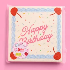 Hot xo, Fetti Happy Birthday Cake Napkins