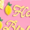 Hot xo, Fetti Happy Birthday Lemon Banner