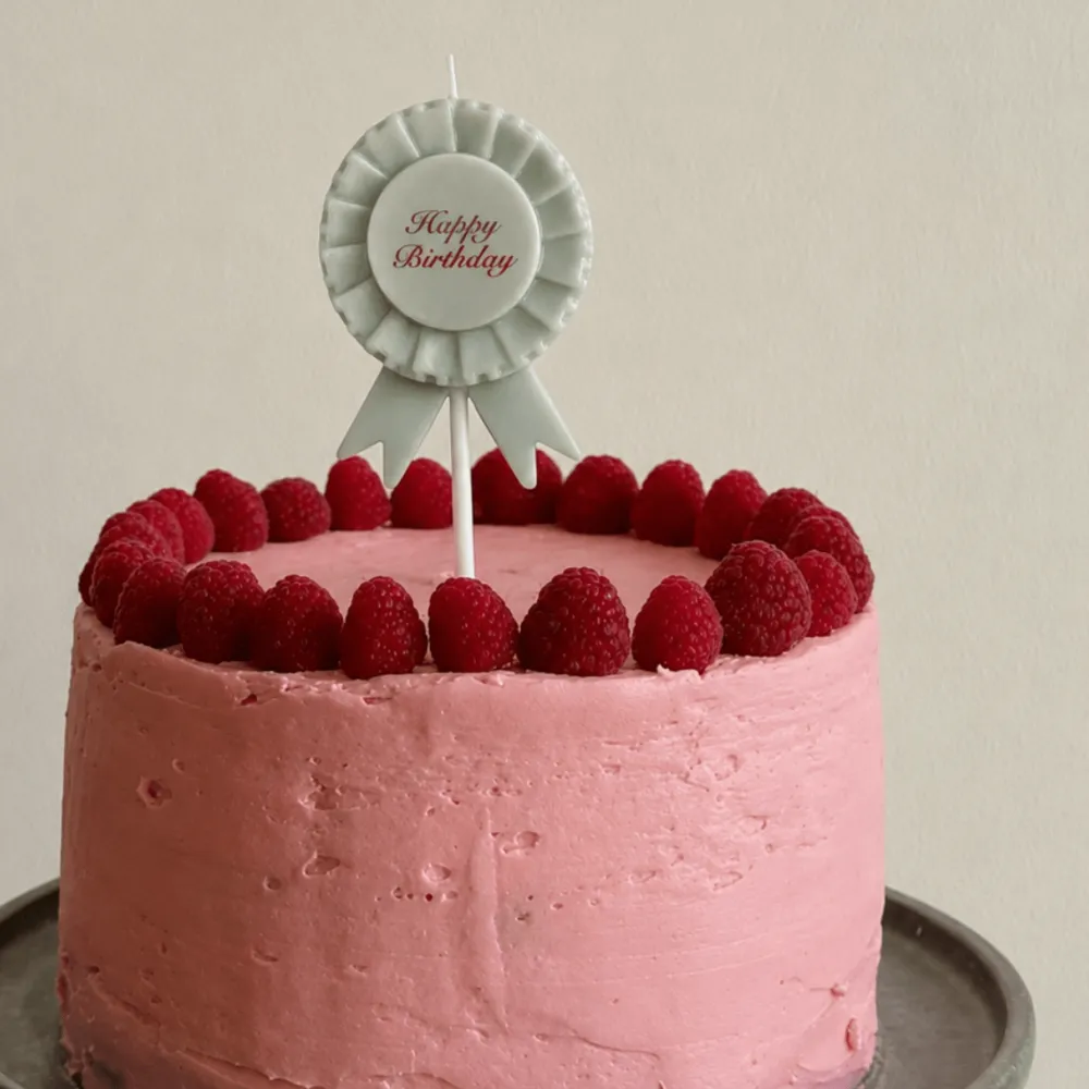 New Sumner Lane Happy Birthday Rosette Candle