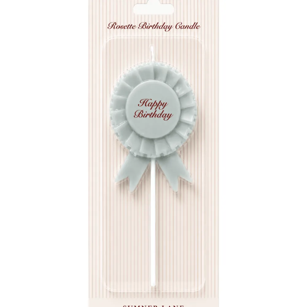 New Sumner Lane Happy Birthday Rosette Candle