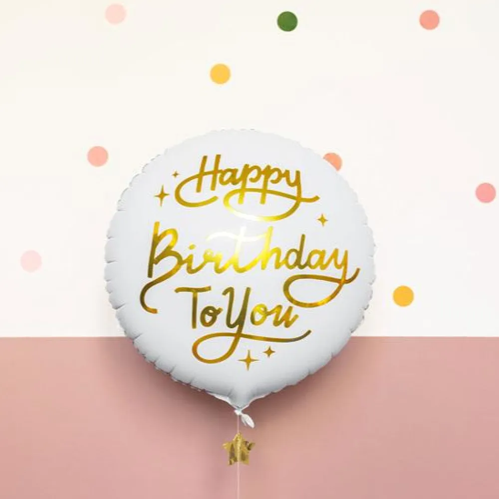 Online Party Deco Happy Birthday to You Foil Balloon