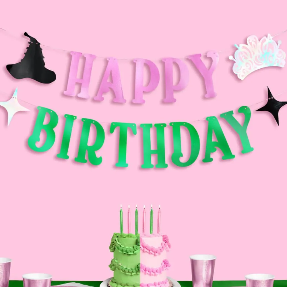 Online xo, Fetti Happy Birthday Witch Banner