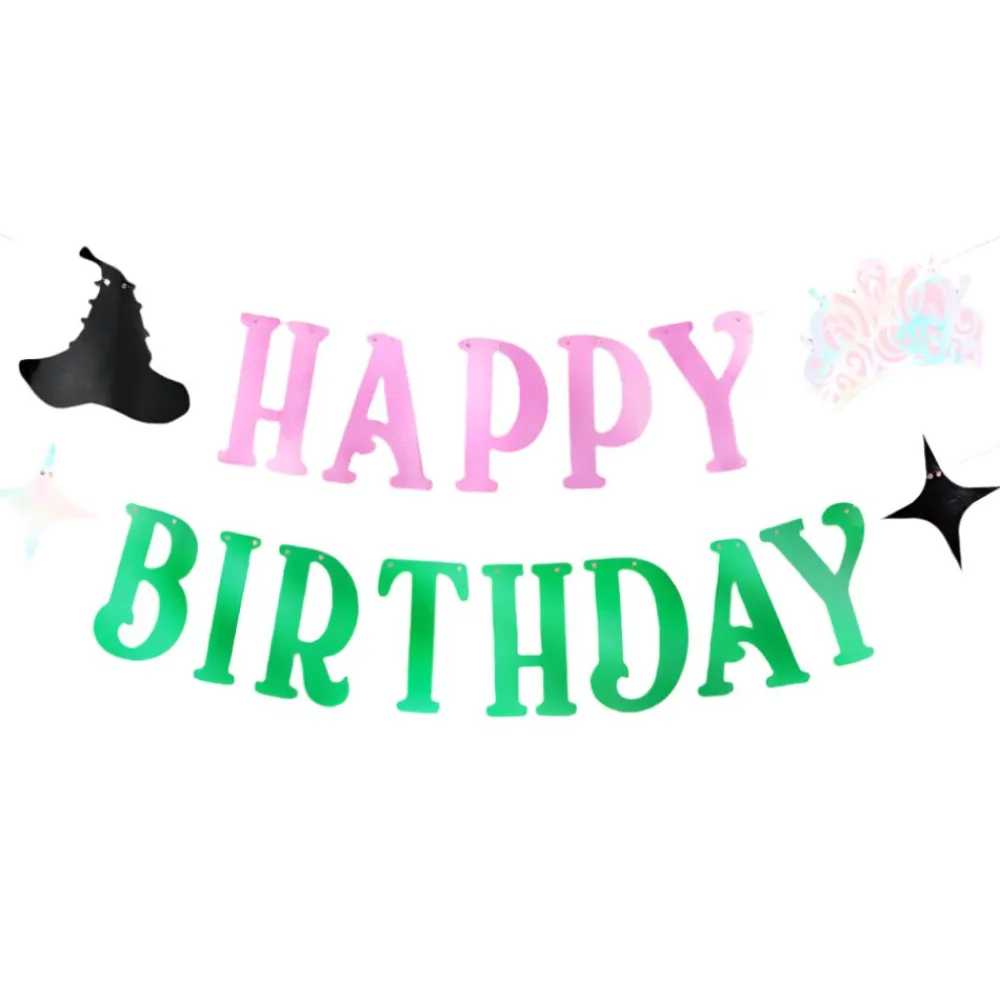 Online xo, Fetti Happy Birthday Witch Banner