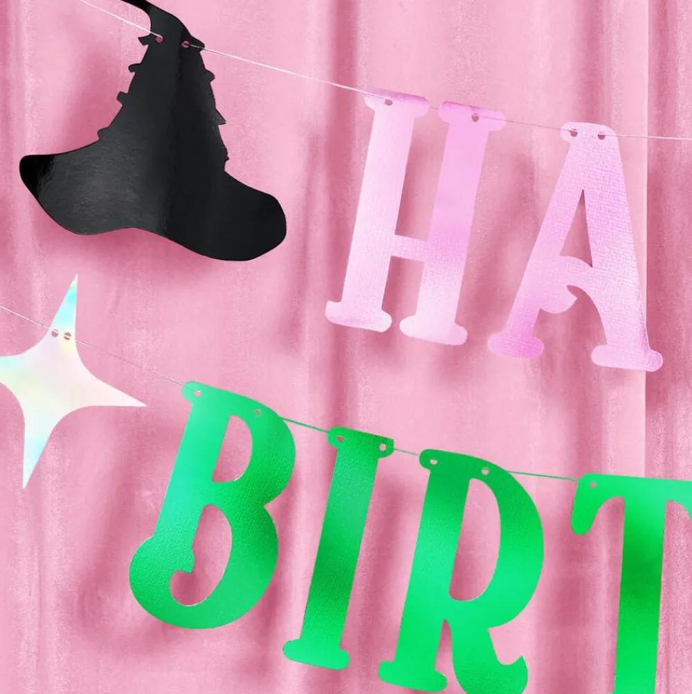Online xo, Fetti Happy Birthday Witch Banner