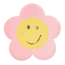 Discount Meri Meri Happy Face Flower Plates