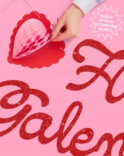 Online xo, Fetti Happy Galentine's Day Banner