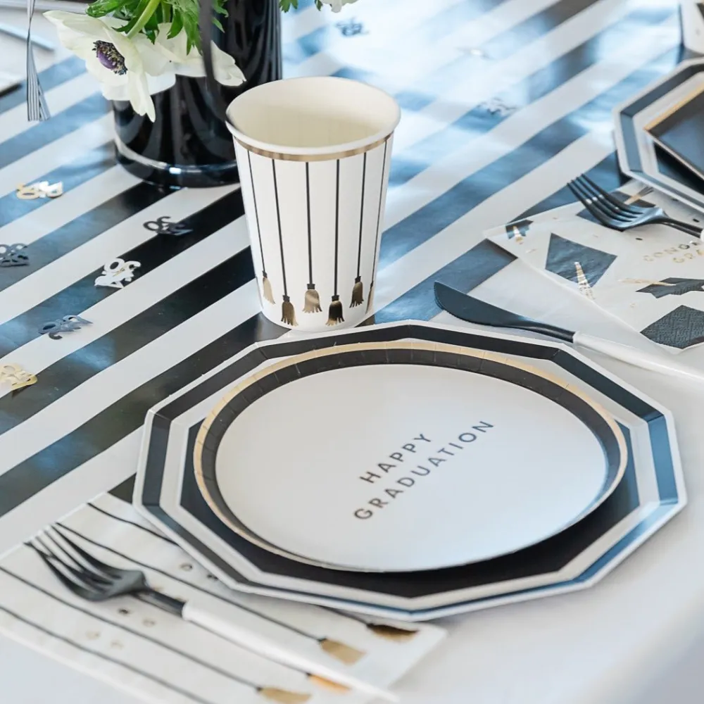 Clearance Bonjour Fete Happy Graduation Snack Plates