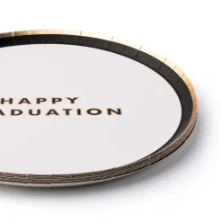 Clearance Bonjour Fete Happy Graduation Snack Plates