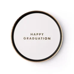 Clearance Bonjour Fete Happy Graduation Snack Plates