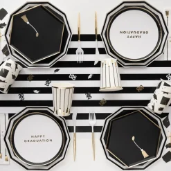 Clearance Bonjour Fete Happy Graduation Snack Plates