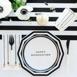 Clearance Bonjour Fete Happy Graduation Snack Plates