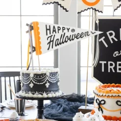 New My Mind’s Eye Happy Halloween Felt Pennant Flag