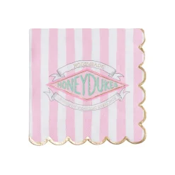 Discount Bonjour Fete Harry Potter X Honeydukes Large Pink Stripe Napkins