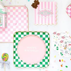 Discount Bonjour Fete Harry Potter X Honeydukes Large Pink Stripe Napkins