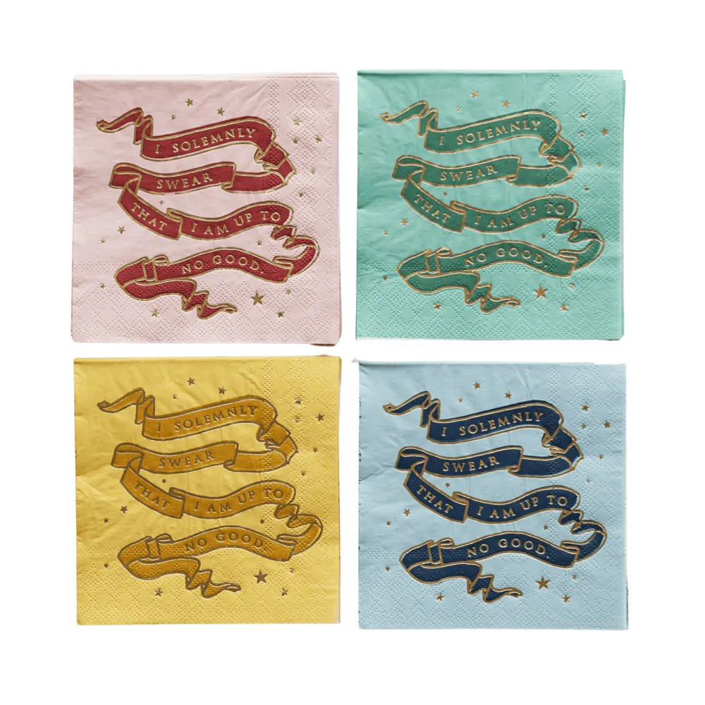 Sale Bonjour Fete Harry Potter X House Pride Small Party Napkins