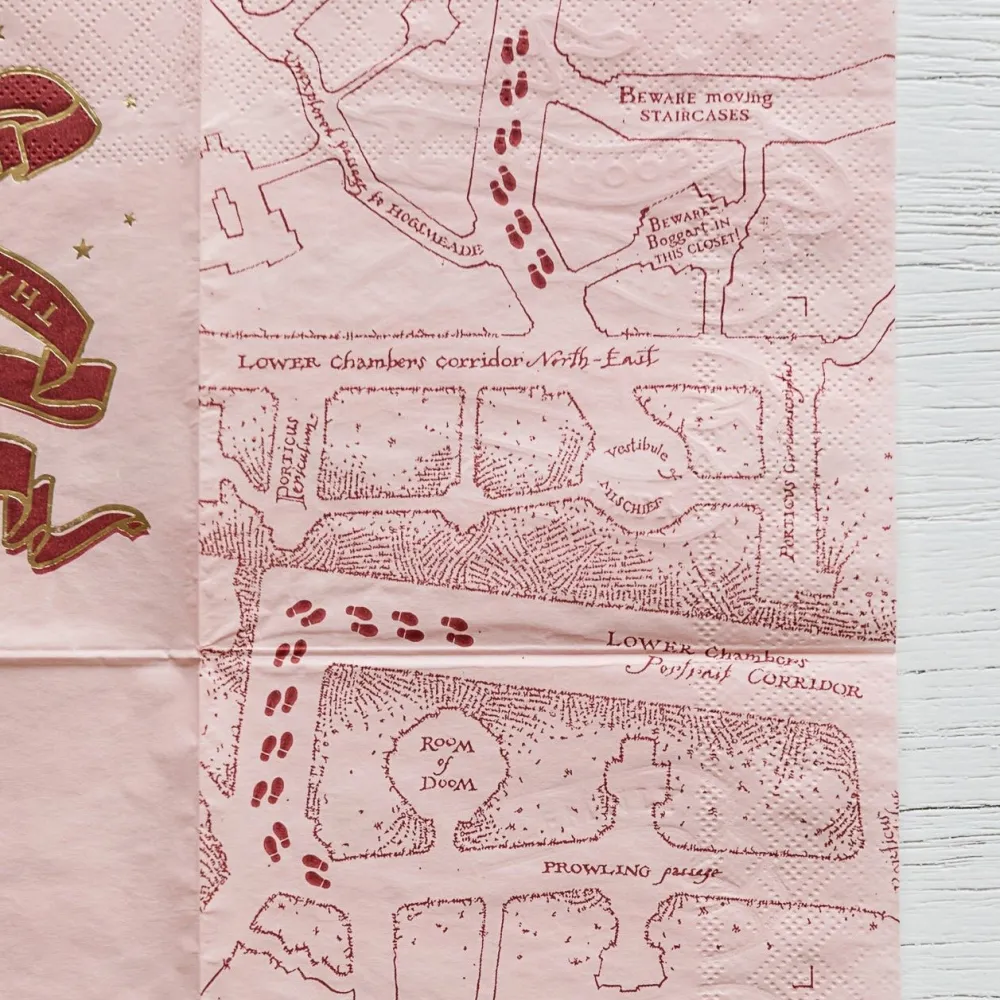Sale Bonjour Fete Harry Potter X House Pride Small Party Napkins