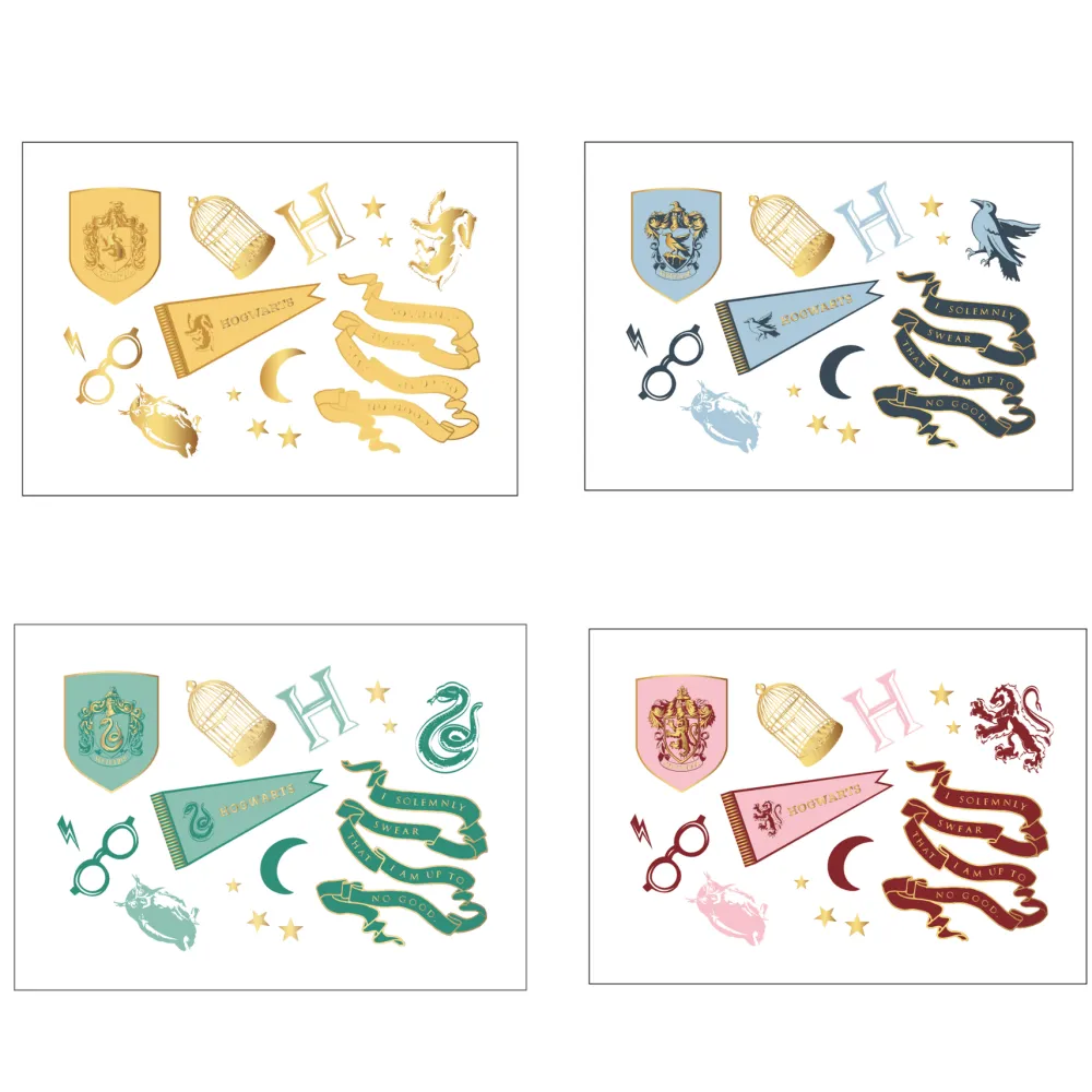 Discount Bonjour Fete Harry Potter X House Pride Tattoos
