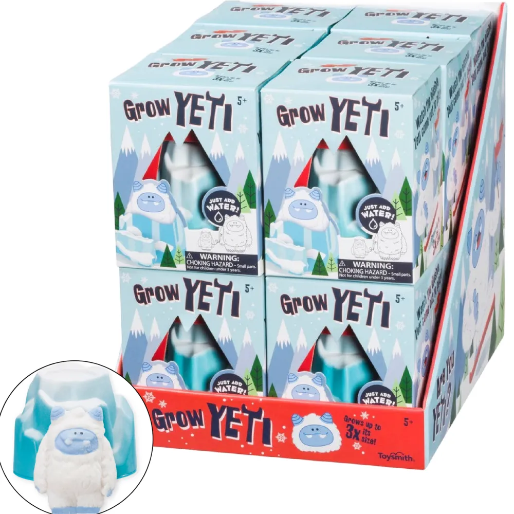 Toysmith Hatchin' Grow Yeti Toy