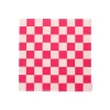 Hot Bonjour Fete Haute Pink Checker Large Napkins