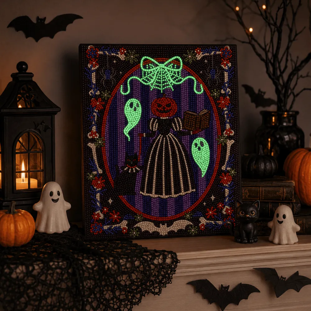 Discount Craft Hero Headless Hostess Halloween Diamond Art Kit