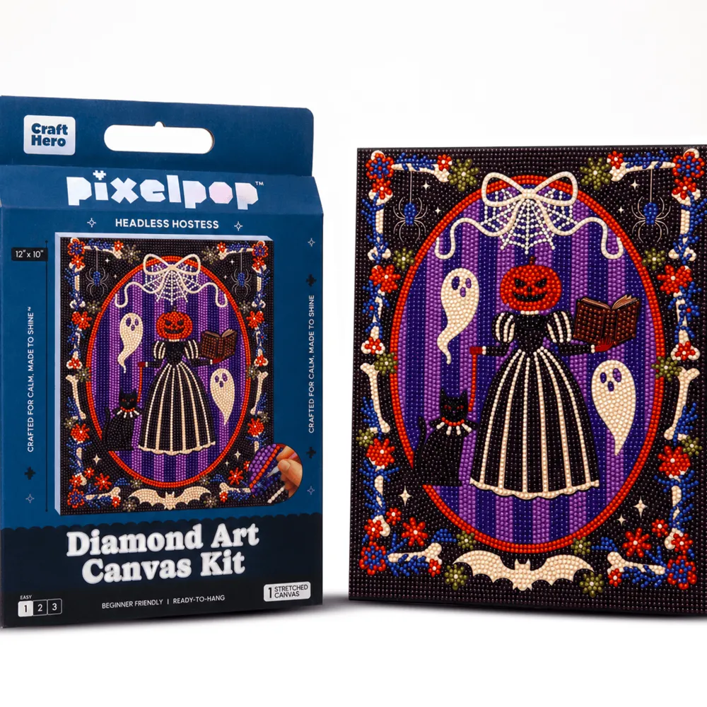 Discount Craft Hero Headless Hostess Halloween Diamond Art Kit