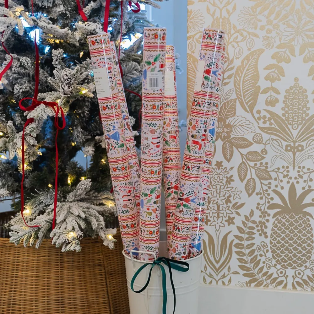 Best Rifle Paper Co Holly Jolly Nutcracker Wrapping Paper Roll