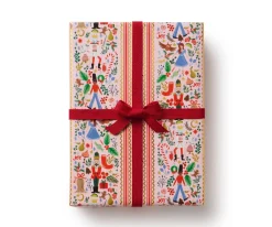 Best Rifle Paper Co Holly Jolly Nutcracker Wrapping Paper Roll