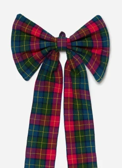 Clearance Heather Taylor Home Holly Plaid Fabric Bow
