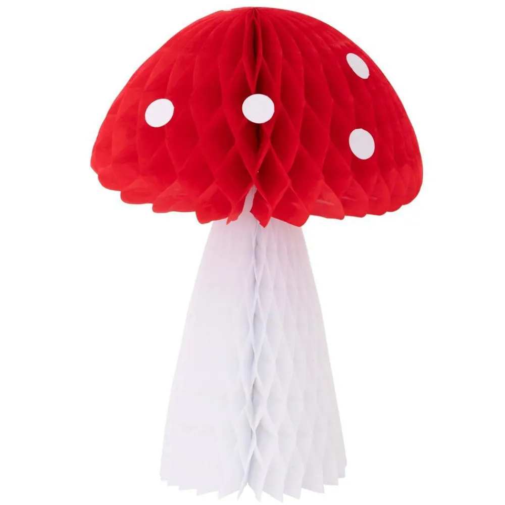 Meri Meri Honeycomb Toadstool Decorations