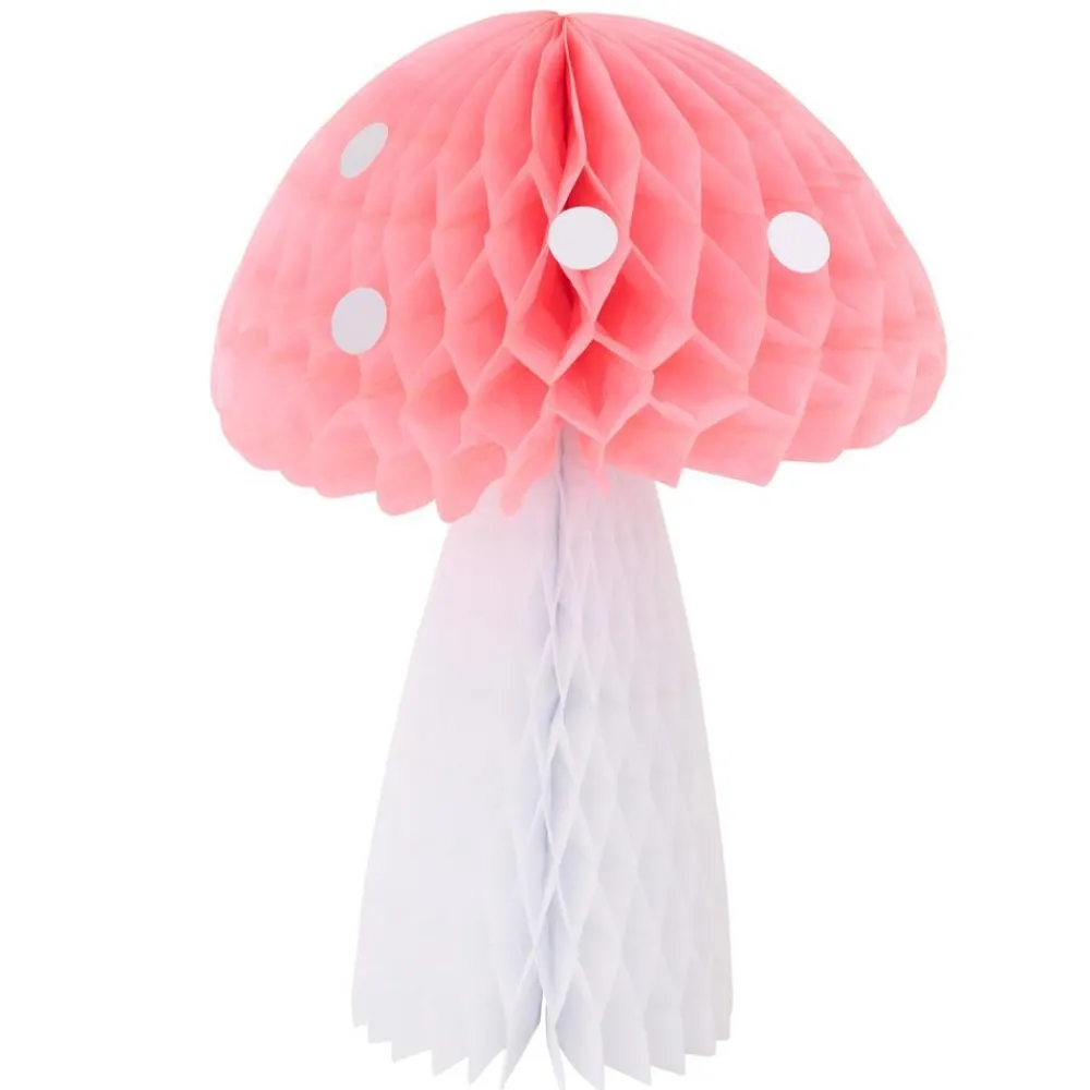 Meri Meri Honeycomb Toadstool Decorations