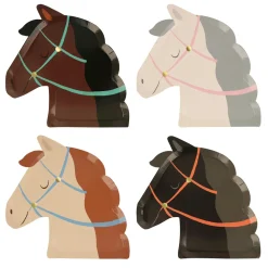 New Meri Meri Horse Shaped Plates