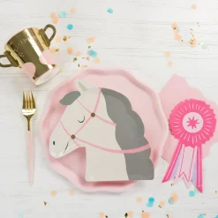 New Meri Meri Horse Shaped Plates