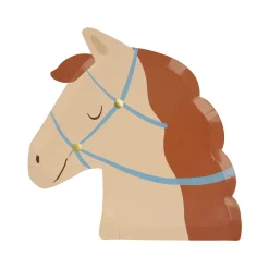 New Meri Meri Horse Shaped Plates