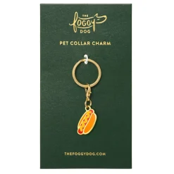 The Foggy Dog Hot Dog Collar Charm