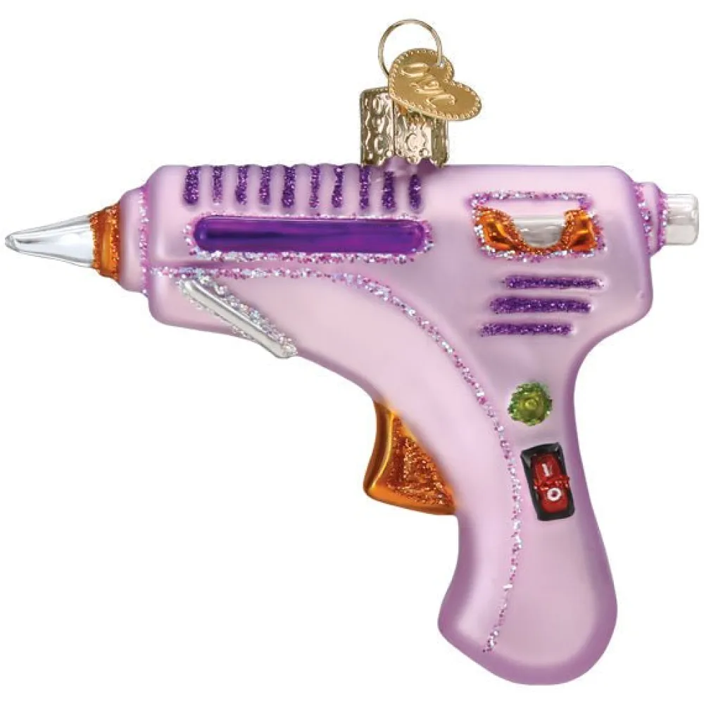 Sale Old World Christmas Hot Glue Gun Ornament