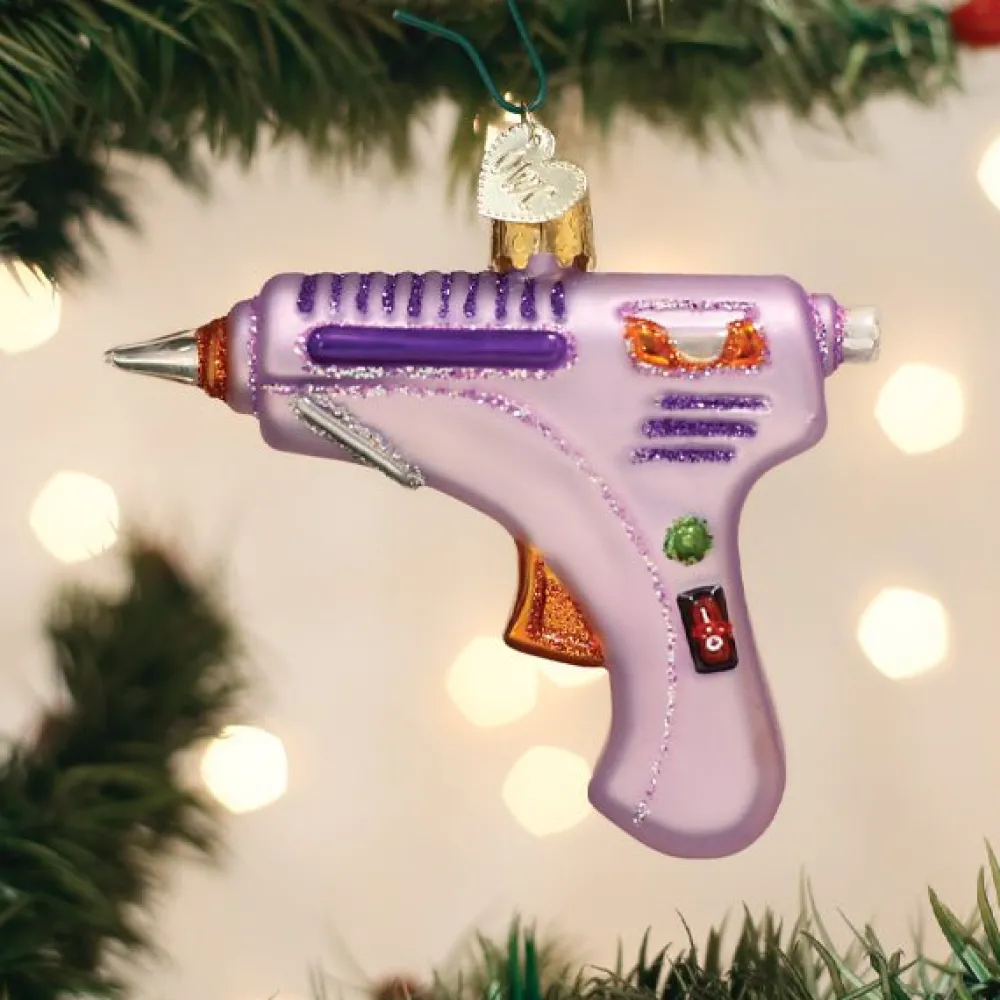 Sale Old World Christmas Hot Glue Gun Ornament