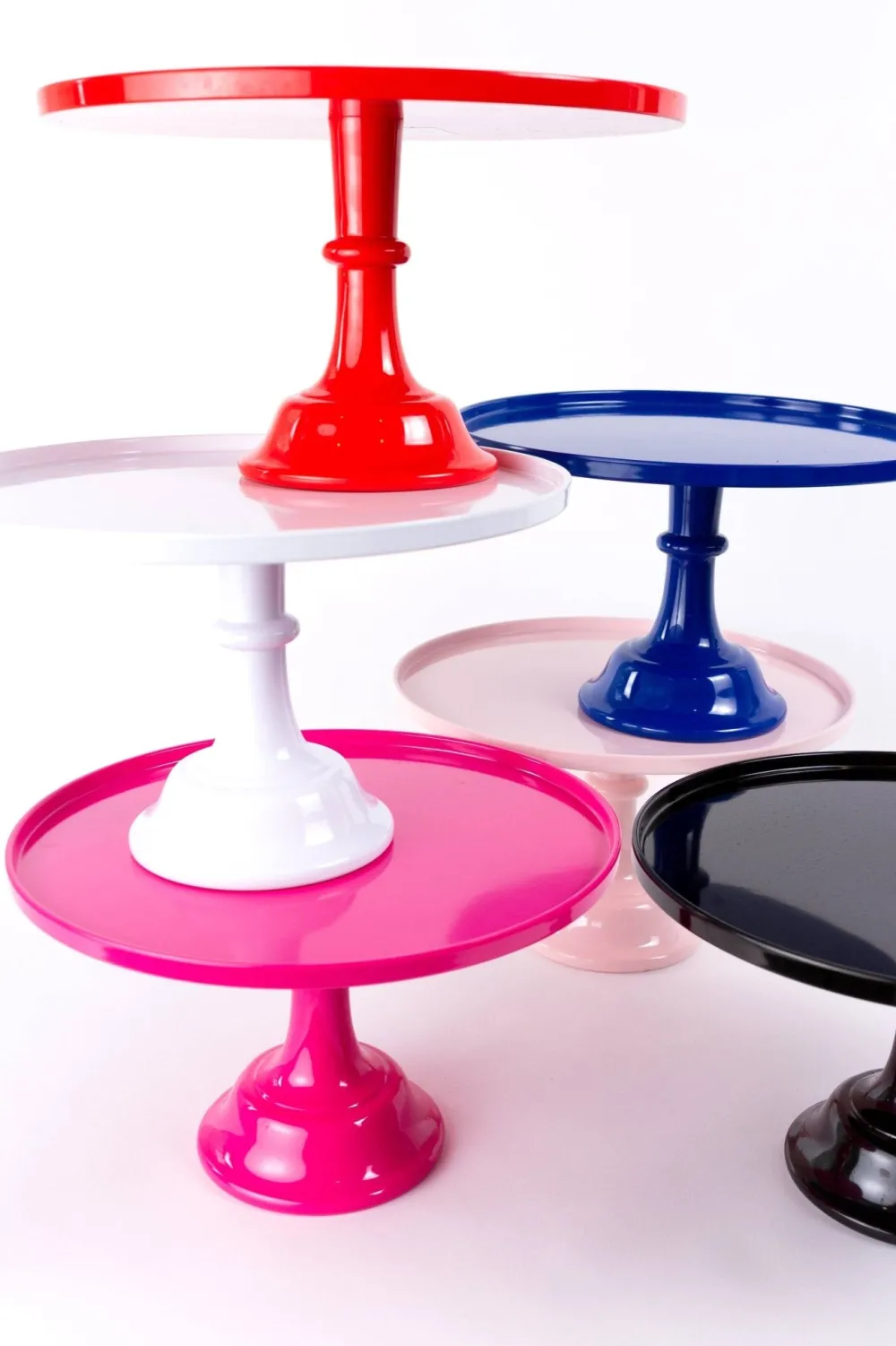 Outlet Sprinkles & Confetti Party Supplies Hot Pink Melamine Cake Stand