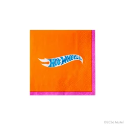 Sale Bonjour Fete Hot Wheels™ X Orange Small Napkins